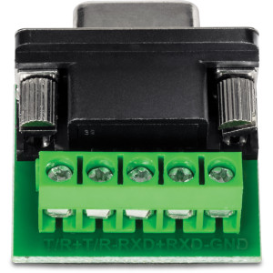 TRENDnet TI-S100 RS-422/485 Adapter, DB9 to 5-pin Terminal Block